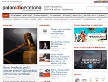 Tablet Screenshot of poloniabarcelona.pl